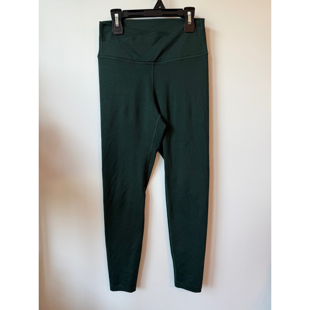 Old Navy CloudComfy Extra High-Rise Crossover Leggings Forest Green Small